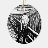 Edvard Munch Illustratie van het scherm Keramisch Ornament (Links)