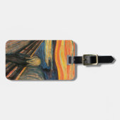 Edvard Munch is het spookbeeld Bagagelabel (Voorkant horizontaal)