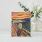 Edvard Munch is het spookbeeld Briefkaart (Staand voorkant)