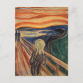 Edvard Munch is het spookbeeld Briefkaart (Voorkant)