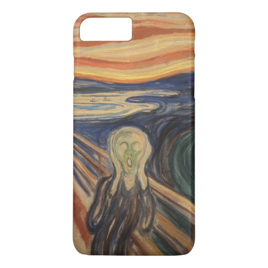 Edvard Munch is het spookbeeld Case-Mate iPhone Case (Achterkant)