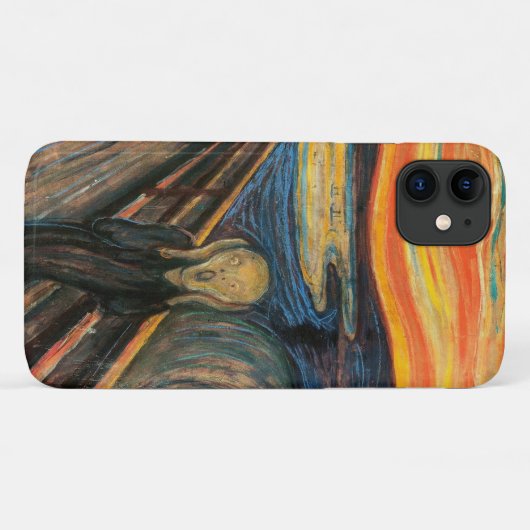 Edvard Munch is het spookbeeld Case-Mate iPhone Case (Achterkant (horizontaal))