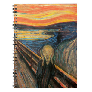 Edvard Munch is het spookbeeld Notitieboek