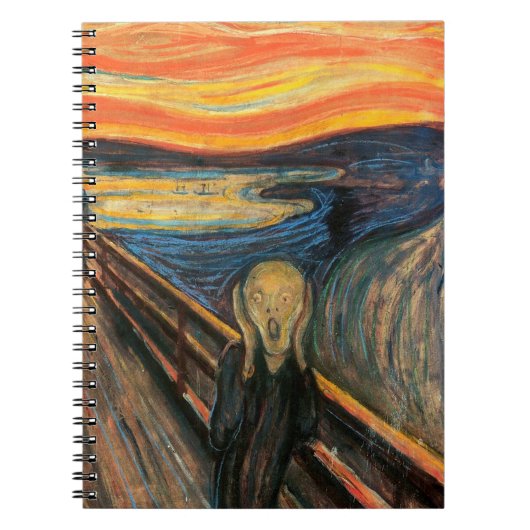 Edvard Munch is het spookbeeld Notitieboek (Voorkant)