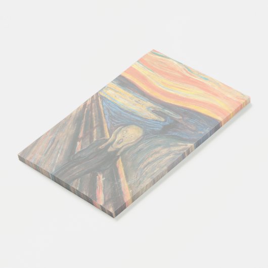Edvard Munch is het spookbeeld Post-it® Notes (Schuin)
