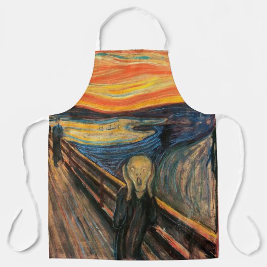 Edvard Munch is het spookbeeld Schort (Voorkant)