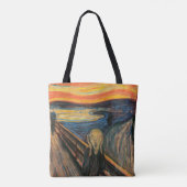 Edvard Munch is het spookbeeld Tote Bag (Achterkant)