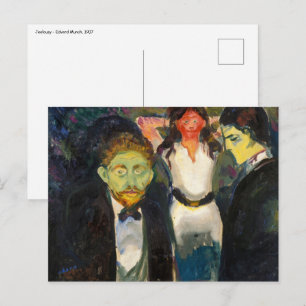 Edvard Munch - Jealousy Briefkaart