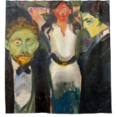 Edvard Munch - Jealousy Douchegordijn (Voorkant)