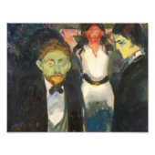 Edvard Munch - Jealousy Foto Afdruk (Voorkant)