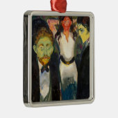 Edvard Munch - Jealousy Metalen Ornament (Rechts)