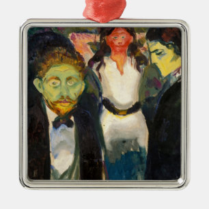 Edvard Munch - Jealousy Metalen Ornament