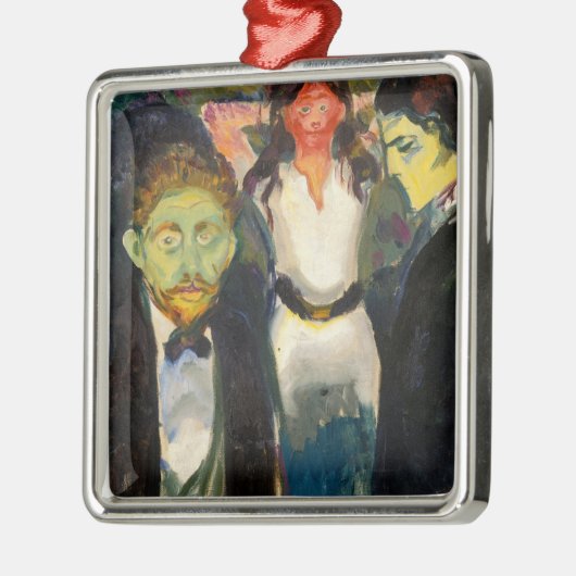 Edvard Munch - Jealousy Metalen Ornament (Links)