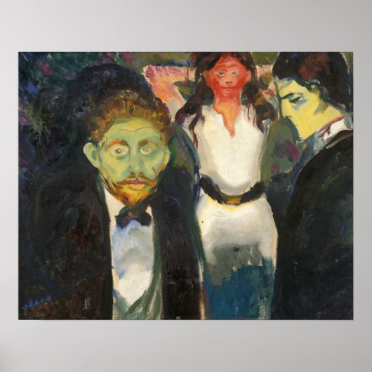 Edvard Munch - Jealousy Poster (Voorkant)