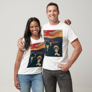 Edvard Munch Klassiek schilderij, Angst (1894) T-shirt