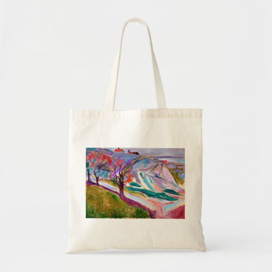 Edvard Munch Landsape of Kragero Tote Bag (Voorkant)