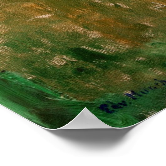 Edvard Munch Landscape, Kragerø Poster (Hoek)