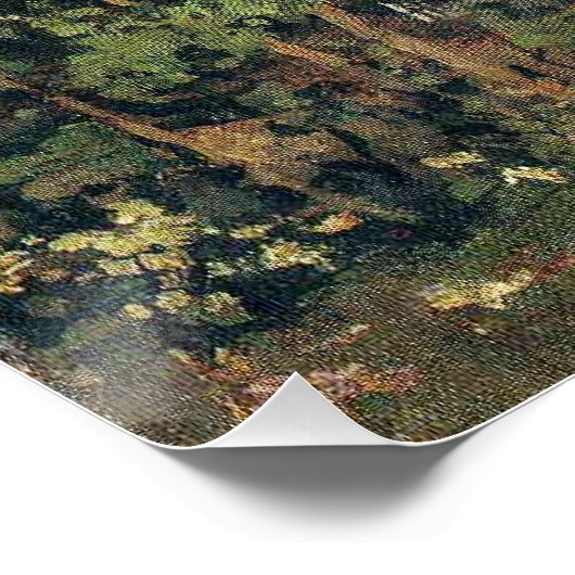 Edvard Munch - Landschap. Maridalen van Oslo. Perfect Poster (Hoek)