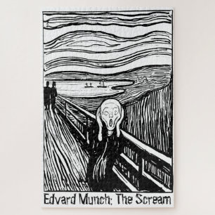 Edvard Munch Lithografie De Schreeuw Kunst 1000 St Legpuzzel