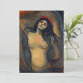 Edvard Munch - Madonna Bedankkaart (Staand voorkant)