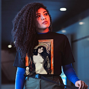 Edvard Munch Madonna Expressionistische Fijne Kuns Tri-Blend Shirt