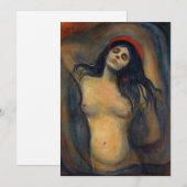 Edvard Munch - Madonna Kaart (Voorkant / Achterkant)