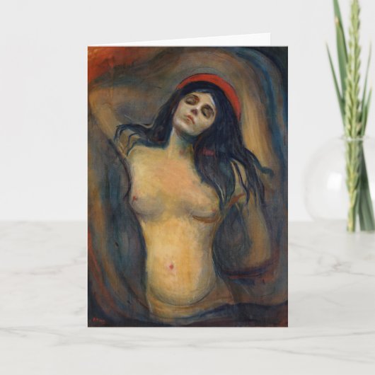 Edvard Munch - Madonna Kaart (Voorkant)