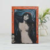 Edvard Munch - Madonna Lithografie Bedankkaart (Staand voorkant)