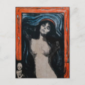 Edvard Munch - Madonna Lithografie Briefkaart (Voorkant)