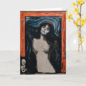 Edvard Munch - Madonna Lithografie Kaart (Gele Bloem)