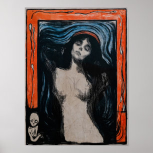 Edvard Munch - Madonna Lithografie Poster