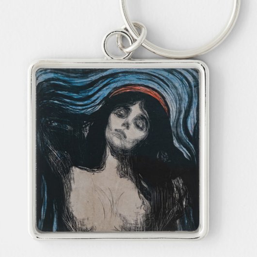 Edvard Munch - Madonna Lithografie Sleutelhanger (Voorkant)