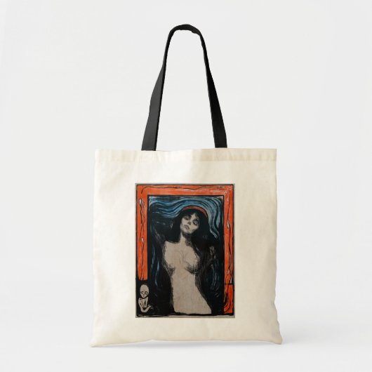 Edvard Munch - Madonna Lithografie Tote Bag (Voorkant)