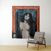Edvard Munch - Madonna Lithografie Wandkleed (In situ)