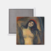 Edvard Munch - Madonna Magneet (Voorkant / Achterkant)