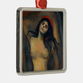 Edvard Munch - Madonna Metalen Ornament (Rechts)