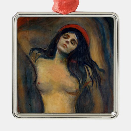 Edvard Munch - Madonna Metalen Ornament (Voorkant)