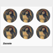 Edvard Munch - Madonna Ronde Sticker (Vel)