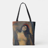 Edvard Munch - Madonna Tote Bag (Achterkant)