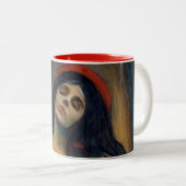 Edvard Munch - Madonna Tweekleurige Koffiemok (Voorkant rechts)