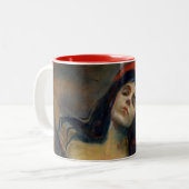 Edvard Munch - Madonna Tweekleurige Koffiemok (Voorkant links)