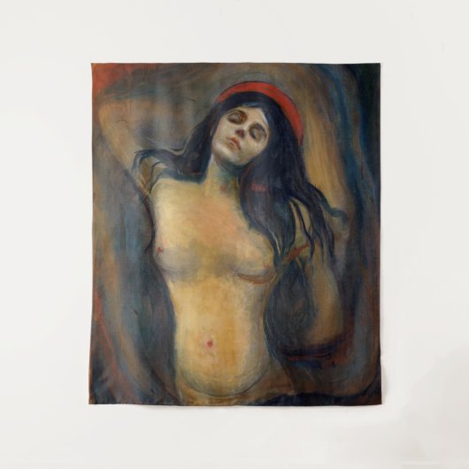 Edvard Munch - Madonna Wandkleed (Voorkant)