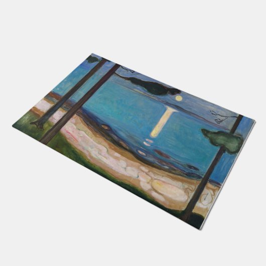 Edvard Munch - Maneschijn Deurmat (Schuin)