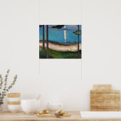 Edvard Munch - Maneschijn Poster (Keuken)