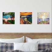 Edvard Munch - Masterstukselectie Muurkunst Sets (Slaapkamer)