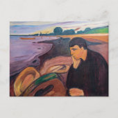 Edvard Munch - Melancholy 1894 Briefkaart (Voorkant)