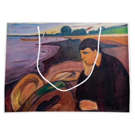 Edvard Munch - Melancholy 1894 Groot Cadeauzakje (Voorkant)
