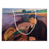 Edvard Munch - Melancholy 1894 Groot Cadeauzakje (Achterkant)