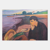 Edvard Munch - Melancholy 1894 Inpakpapier Vel (Voorkant 2)