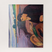 Edvard Munch - Melancholy 1894 Legpuzzel (Verticaal)